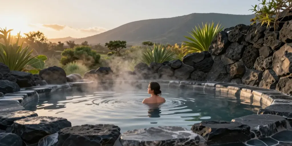 Experience the unique rokok88 slot login with tranquil volcanic hot springs.