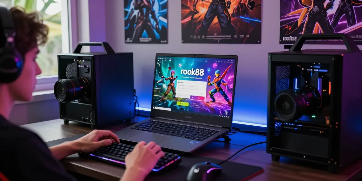 rokok88 login interface showcasing an immersive online gaming experience with users engaging in vibrant settings.