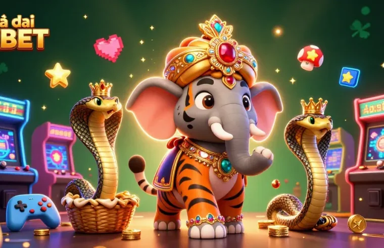 Engage in thrilling gameplay at Nhà cái OXBET with a vibrant casino adventure illustration.