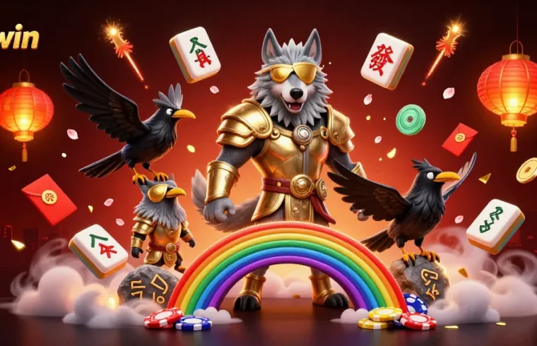 Engage in exciting gambling adventures with Vipwin featuring mystical Norse characters and vibrant casino elements.